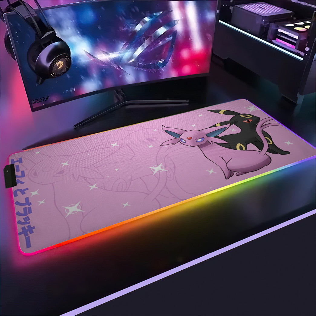 Espeon / Umbreon Custom Led MousePad