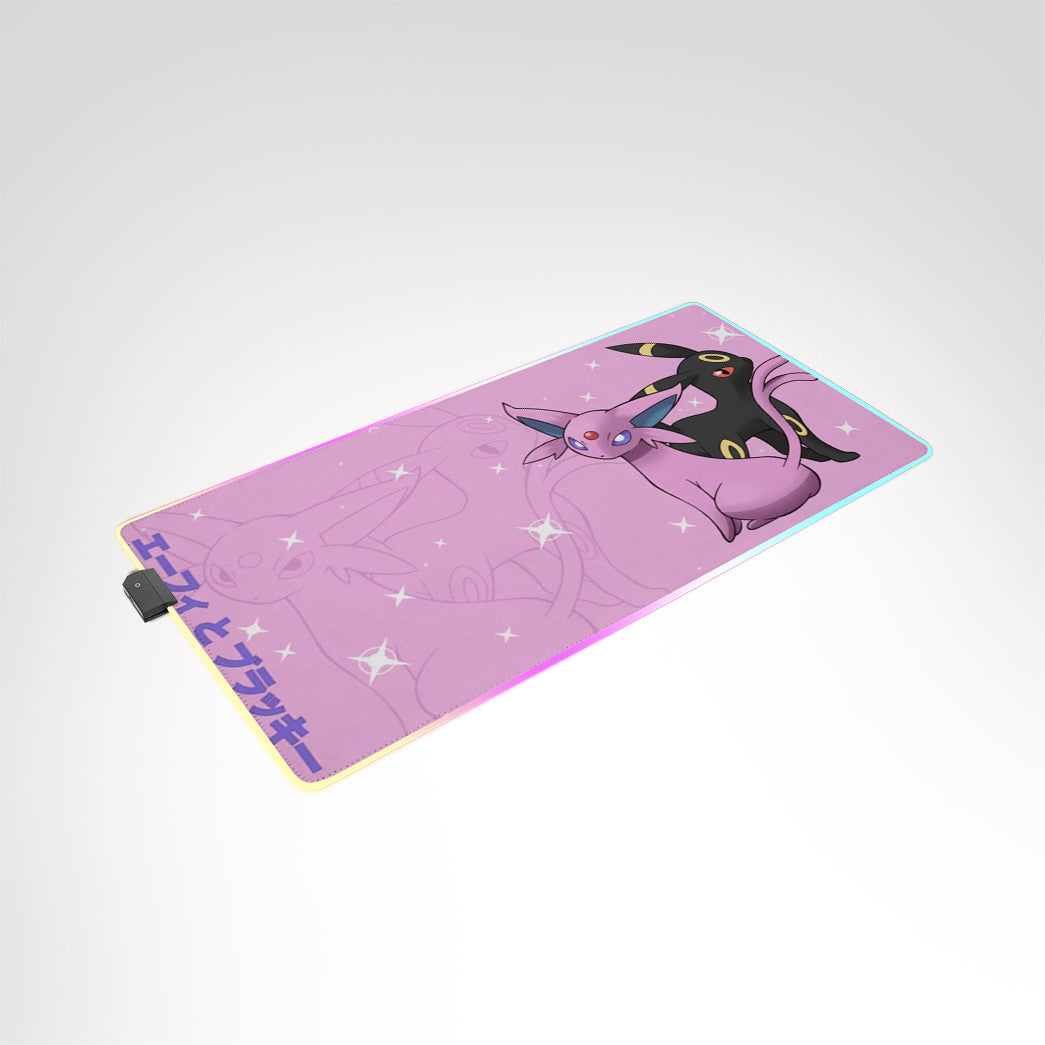 Espeon / Umbreon Custom Led MousePad