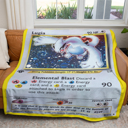 Lugia Custom 2-Side Printed Thicken Soft Blanket