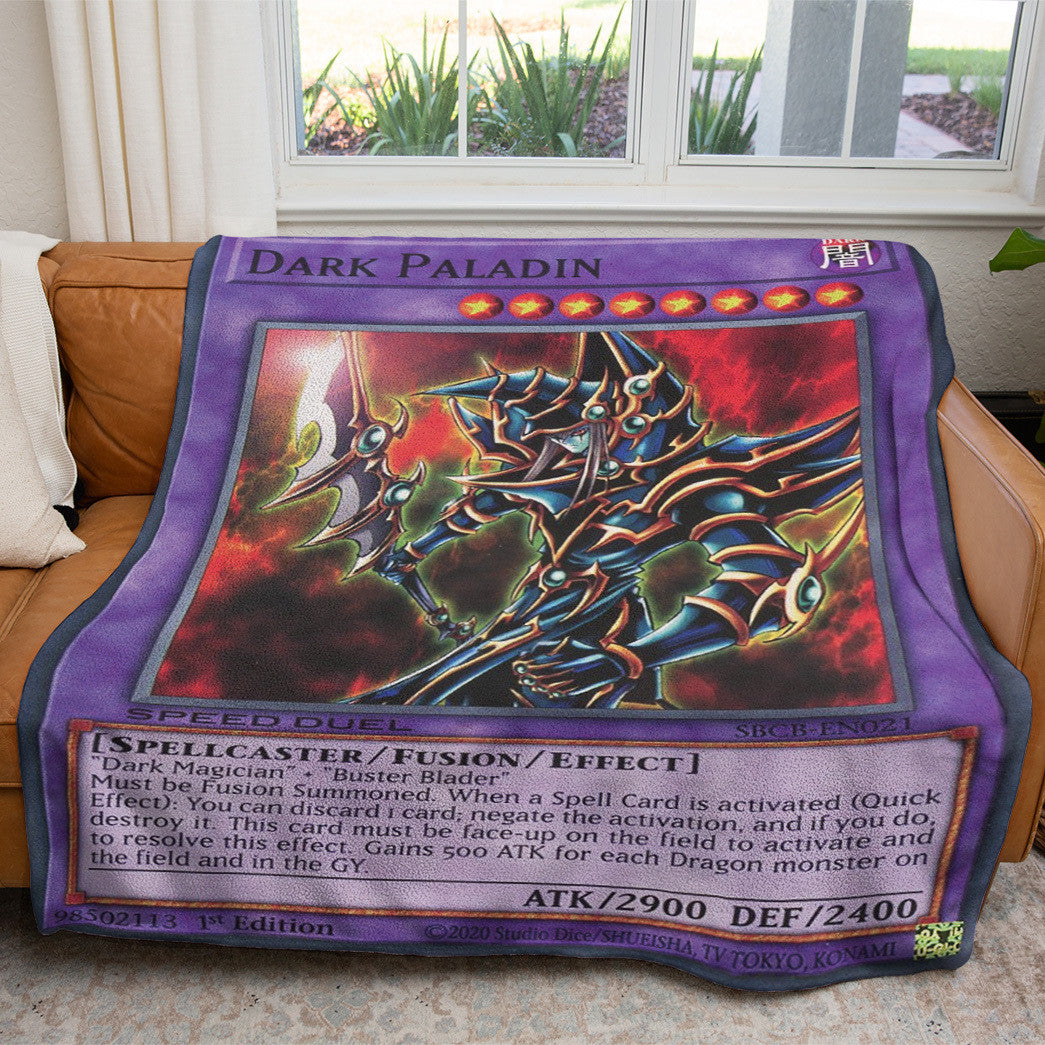 YGO Dark Paladin Custom 2-Side Printed Thicken Soft Blanket