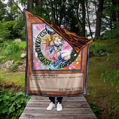 YGO Dark Magician Girl Custom 2-Side Printed Thicken Soft Blanket