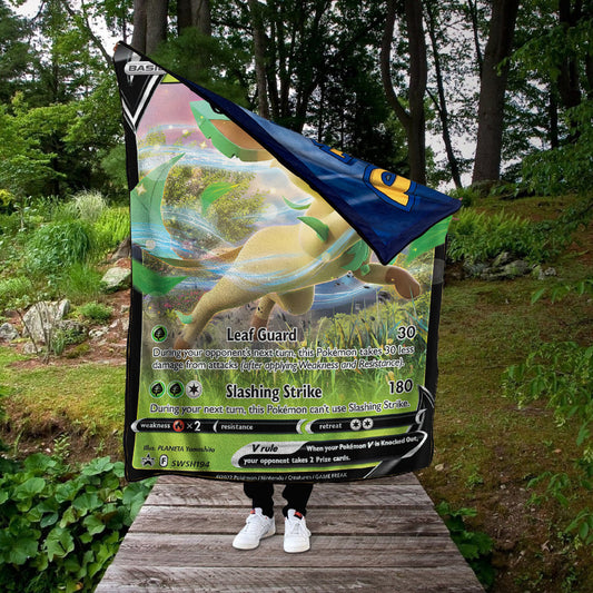 Leafeon V 2022 Custom 2-Side Printed Thicken Soft Blanket