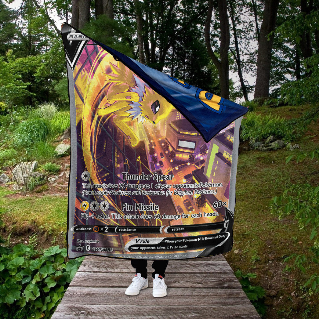 Jolteon V 2022 Custom 2-Side Printed Thicken Soft Blanket