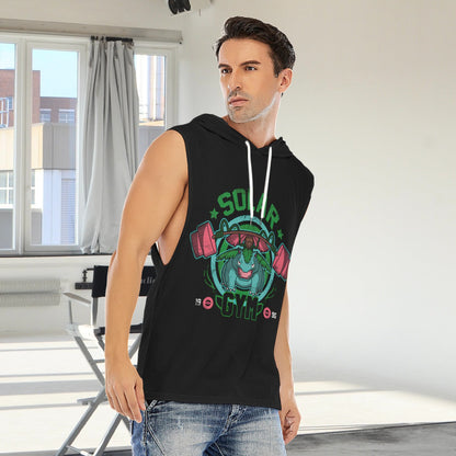 Bulbasaur Solar Gym Custom Men's Hooded Tank Top