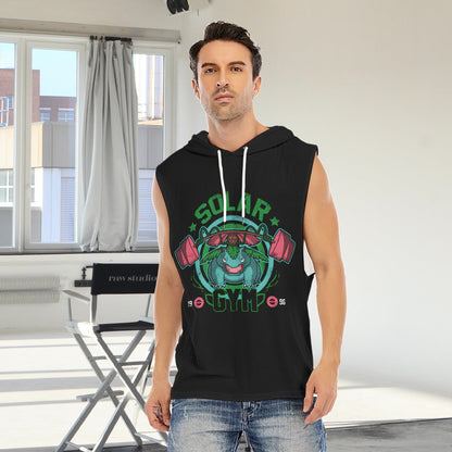 Bulbasaur Solar Gym Custom Men's Hooded Tank Top