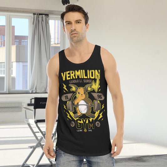 Pikachu Vermilion Gym Custom Men's Tank Top