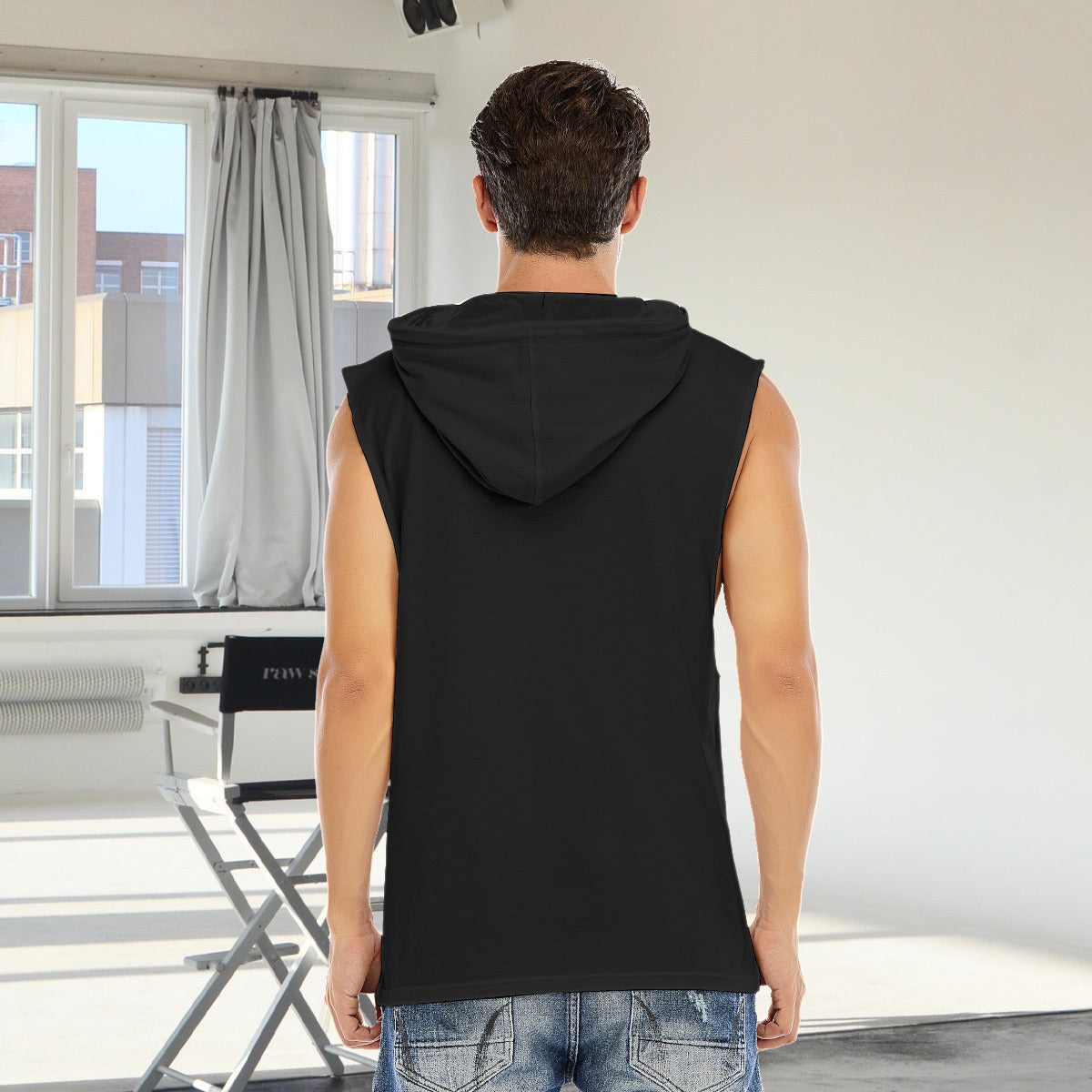 Snore Gym Custom Men's Hooded Tank Top