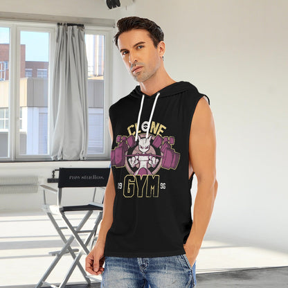 Mewtwo Clone Gym Custom Men's Hooded Tank Top