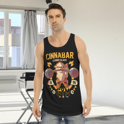 Cinabar Gym Custom Men's Tank Top