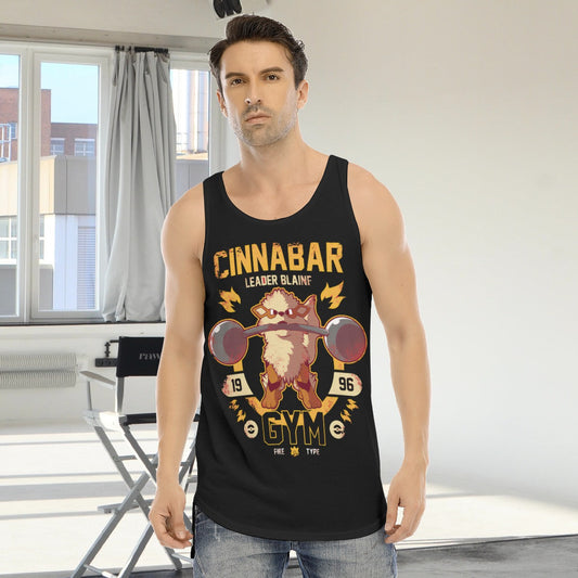 Cinabar Gym Custom Men's Tank Top