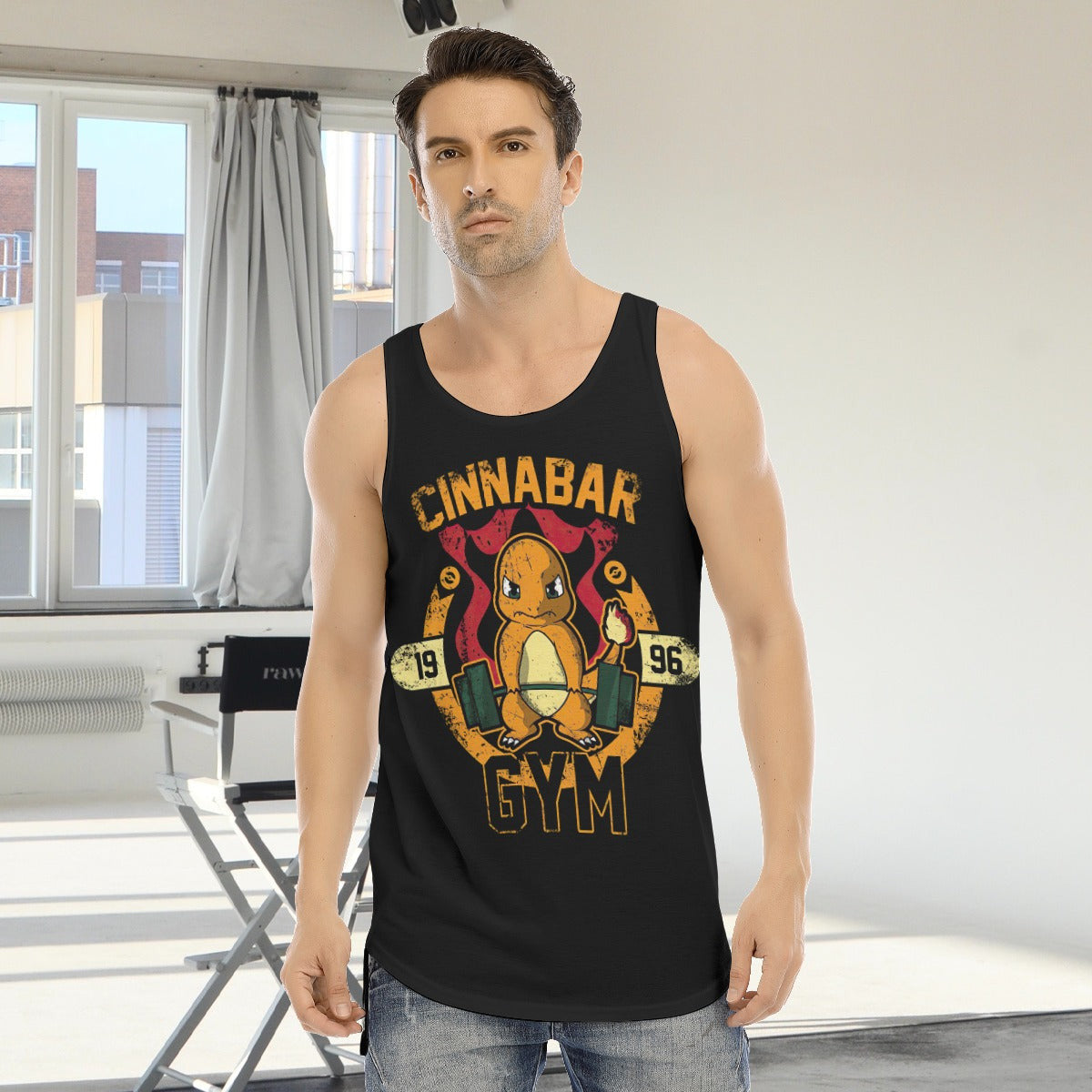 Cinabar Gym Custom Men's Tank Top