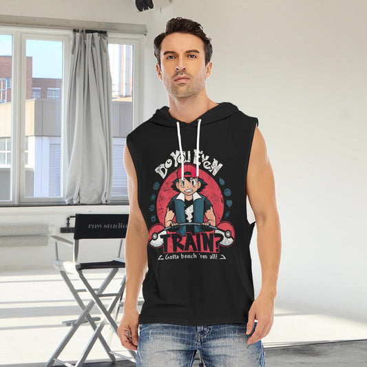 Do You Even Gym Custom Men's Hooded Tank Top