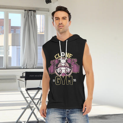 Mewtwo Clone Gym Custom Men's Hooded Tank Top