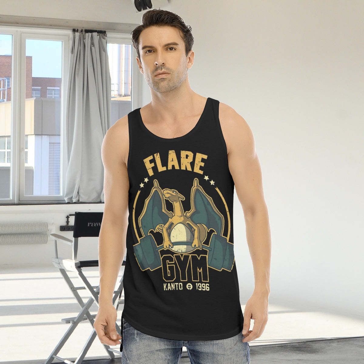 Charizard Flare Gym Custom Men's Tank Top