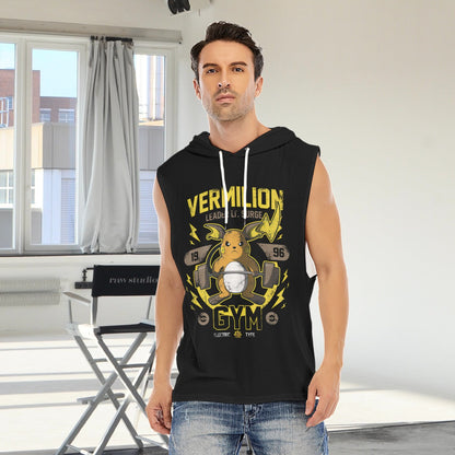 Pikachu Vermilion Gym Custom Men's Hooded Tank Top