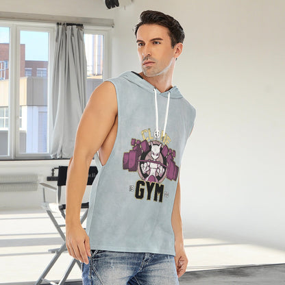 Mewtwo Clone Gym Blast Texture Ocean Custom Hooded Tank Top