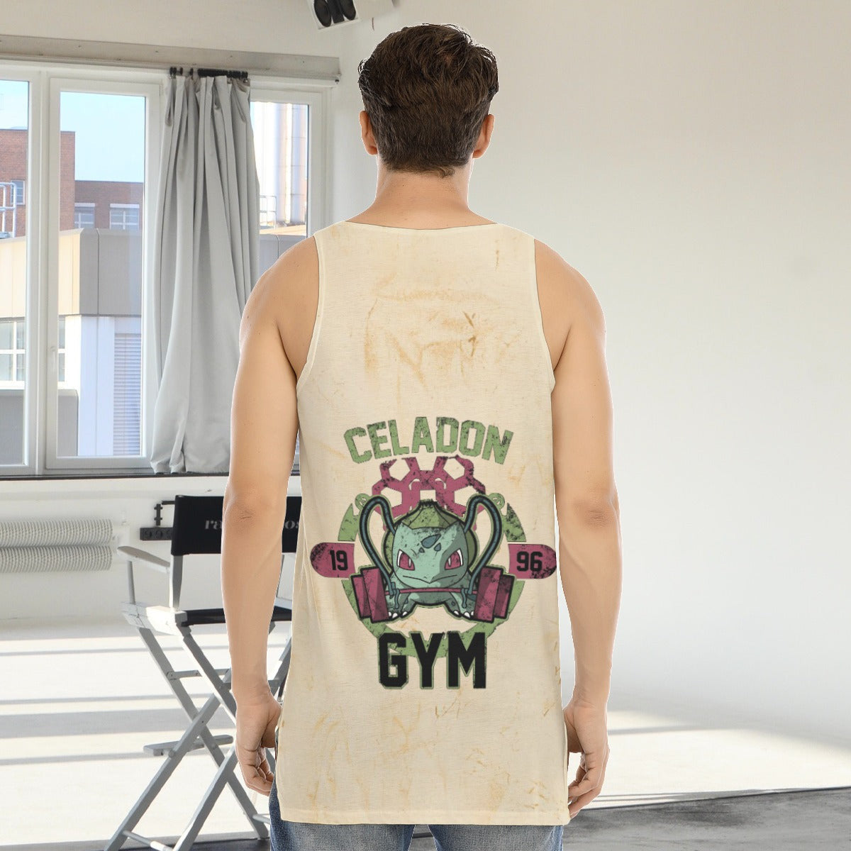 Bulbasaur Celadon Gym Blast Texture Citrine Custom Tank Top