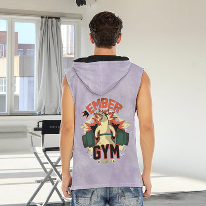 Typhlosion Ember Gym Blast Texture Amethyst Custom Hooded Tank Top