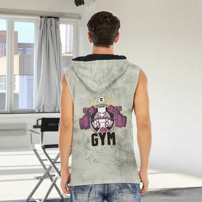 Mewtwo Clone Gym Blast Texture Fern Custom Hooded Tank Top