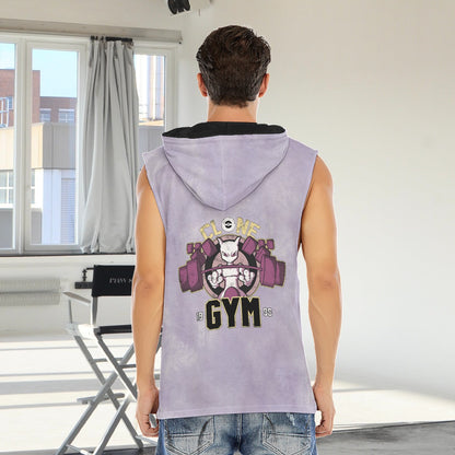 Mewtwo Clone Gym Blast Texture Amethyst Custom Hooded Tank Top