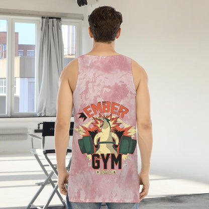 Typhlosion Ember Gym Blast Texture Clay Custom Tank Top