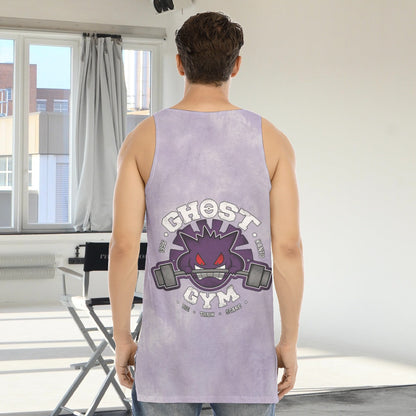 Gengar Ghost Gym Blast Texture Amethyst Custom Tank Top