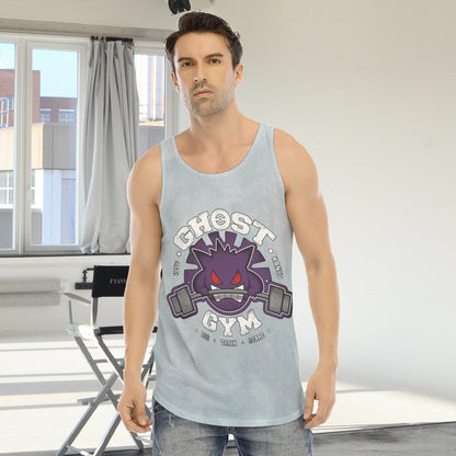 Gengar Ghost Gym Blast Texture Ocean Custom Tank Top