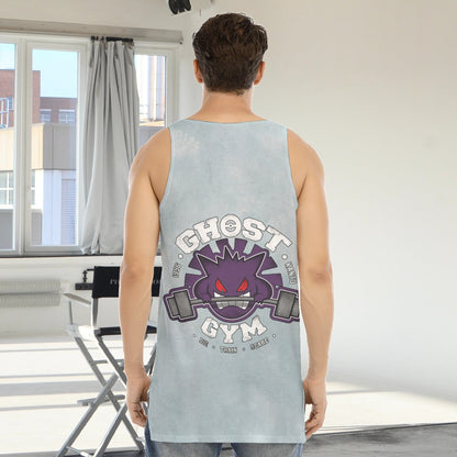 Gengar Ghost Gym Blast Texture Ocean Custom Tank Top