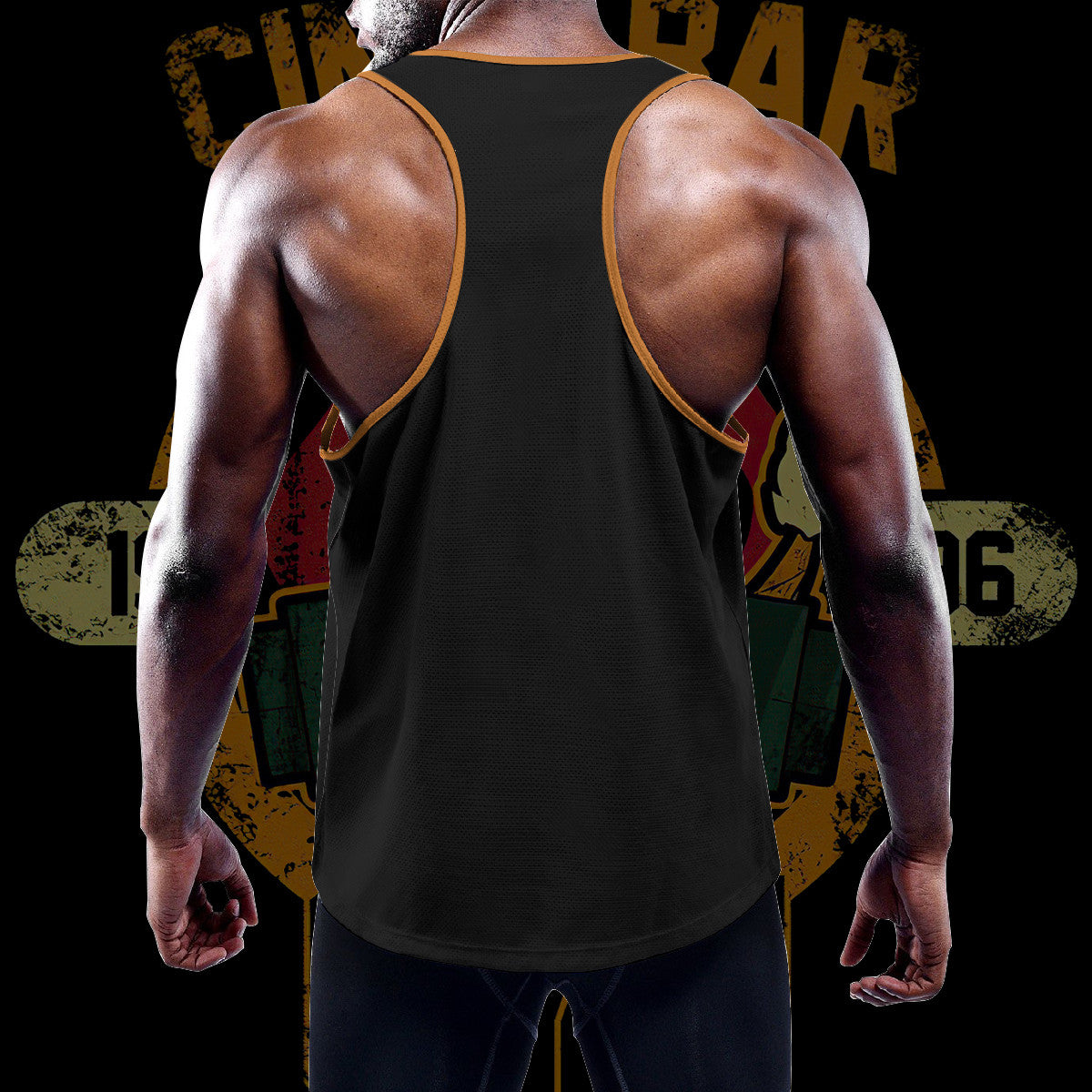 Cinnabar Charmander Gym Custom Men's Slim Y-Back Muscle Tank Top