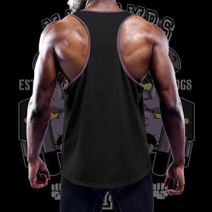 Machamp Purple 2 Gym Custom Men's Slim Y-Back Muscle Tank Top