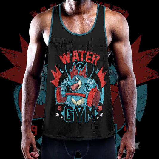 Water Gym Custom Men's Slim Y-Back Muscle Tank Top