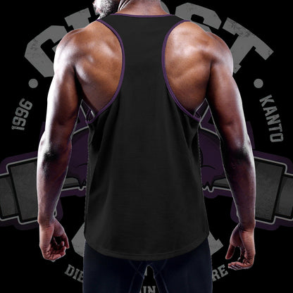 Ghost Gym Custom Men's Slim Y-Back Muscle Tank Top