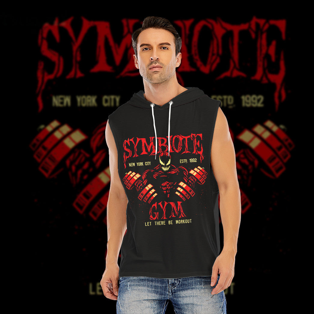 Symbiote Gym Custom Men's Hooded Tank Top