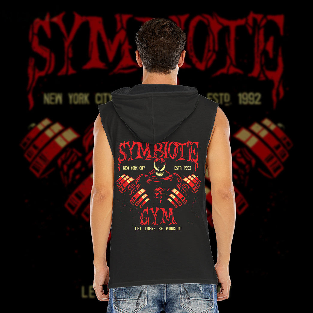 Symbiote Gym Custom Men's Hooded Tank Top