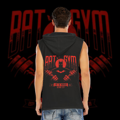 Bat Gym Custom Men's Hooded Tank Top