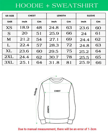 Personalized Embroidered PKM Custom Hoodie T-Shirt Sweatshirt