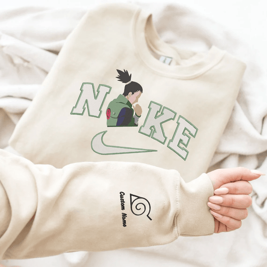 Embroidered Naruto Shikamaru Custom Hoodie T-Shirt Sweatshirt