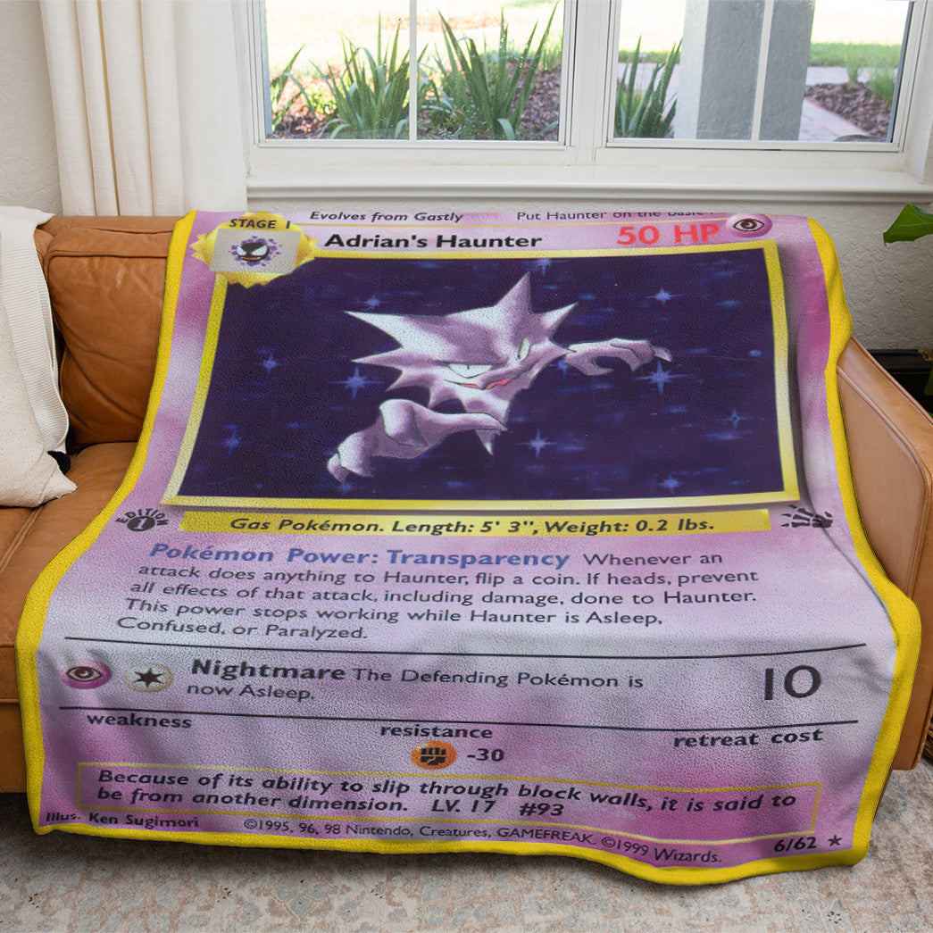 Adrian's Haunter Custom 2-Side Printed Thicken Soft Blanket