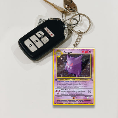 PKM Gengar Custom Keychain