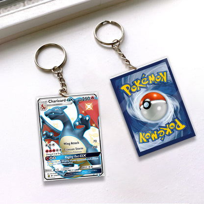 PKM Charizard GX Custom Keychain