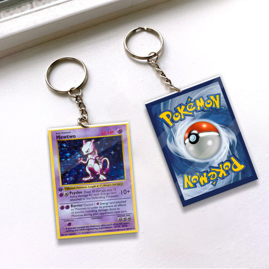 PKM Mewtwo Custom Keychain