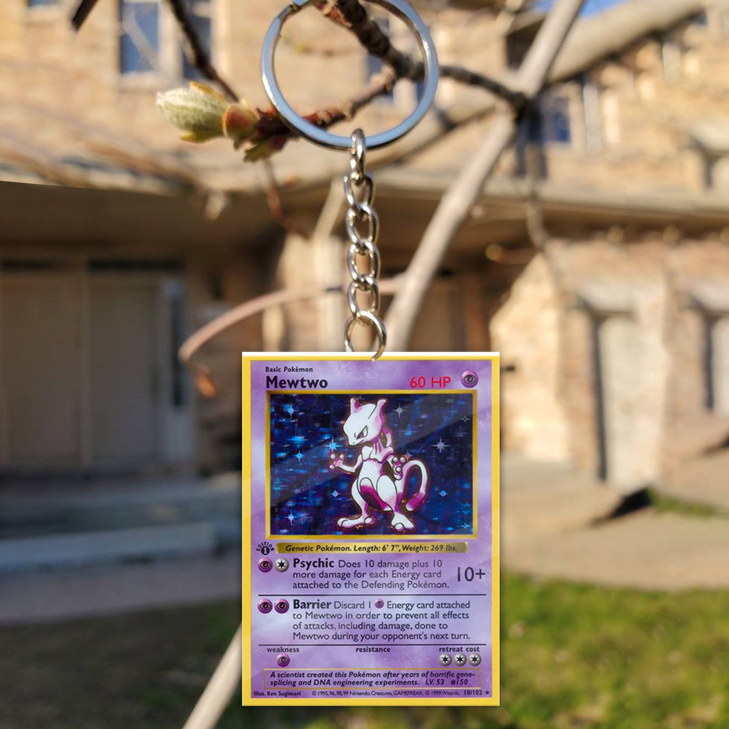 PKM Mewtwo Custom Keychain