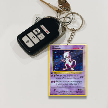 PKM Mewtwo Custom Keychain