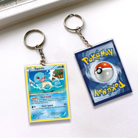 PKM Squirtle Custom Keychain