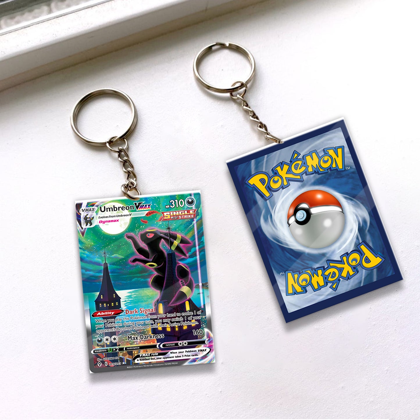 PKM Umbreon Custom Keychain