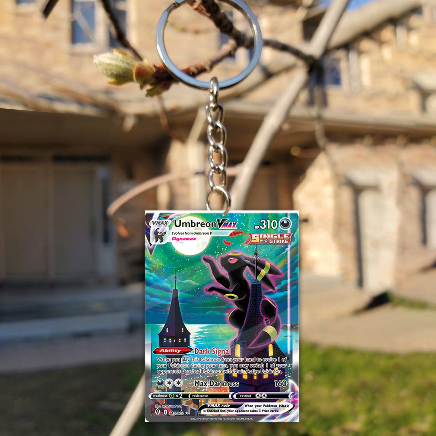 PKM Umbreon Custom Keychain