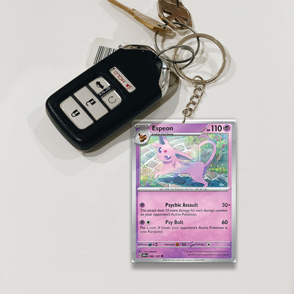 PKM Espeon Custom Keychain