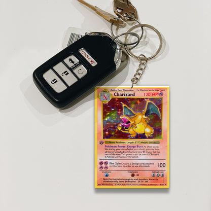 PKM Charizard Custom Keychain