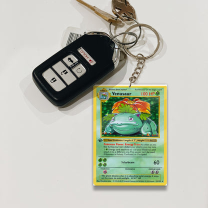 PKM Venusaur Custom Keychain