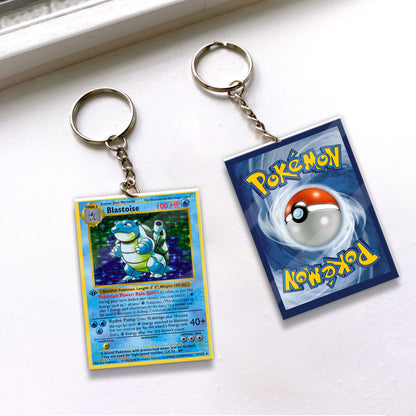 PKM Blastoise Custom Keychain